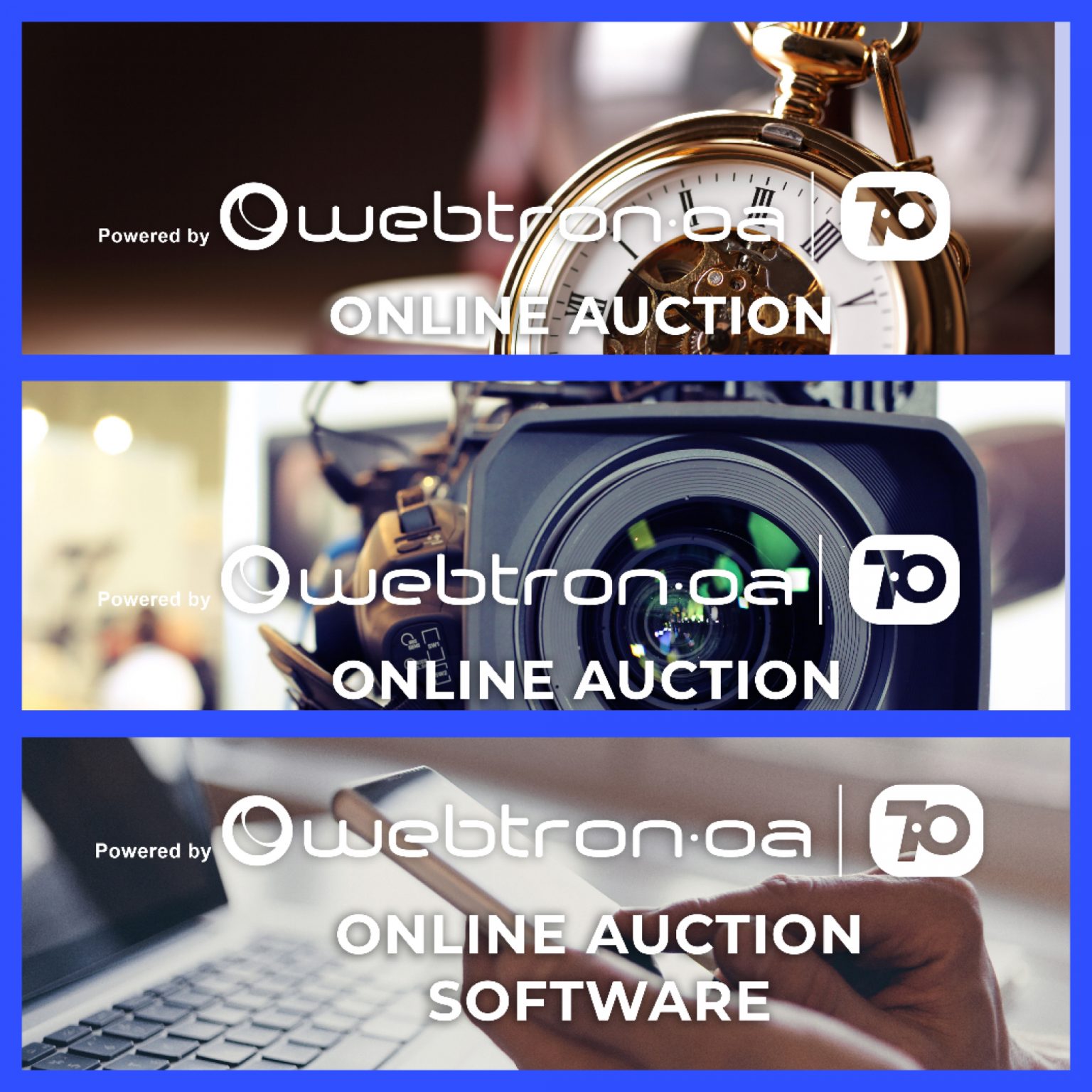 Uncollected goods auctions auction software