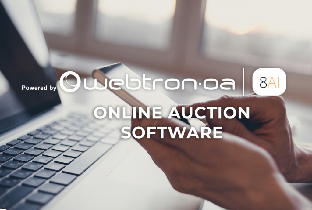 Mobile bidding online auction software version 8 AI. 