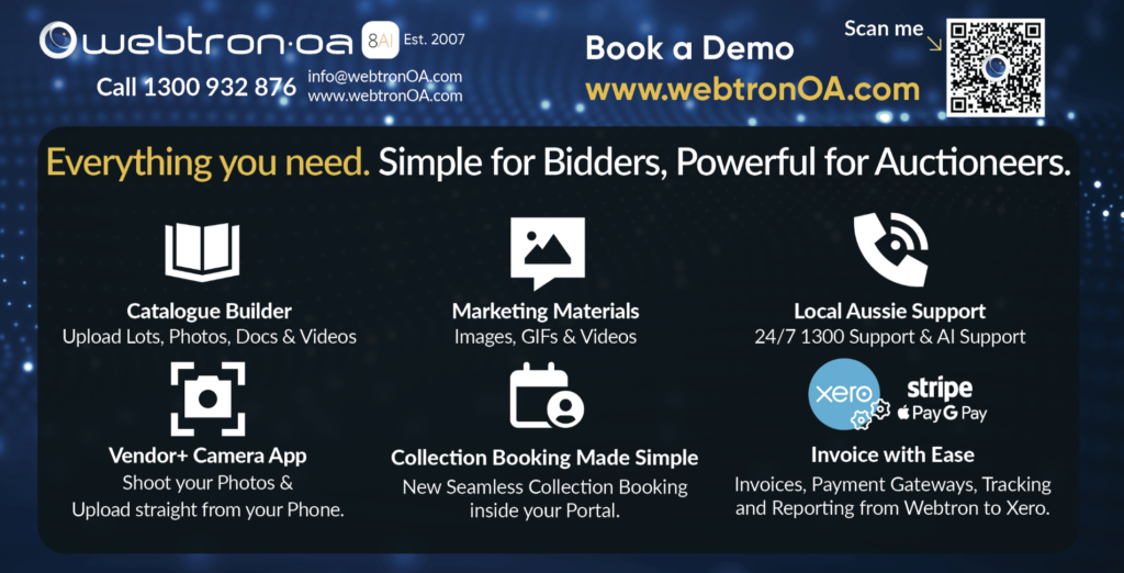 Australia Auction Software for Auction Houses and Auctioneers. All-in-one package.