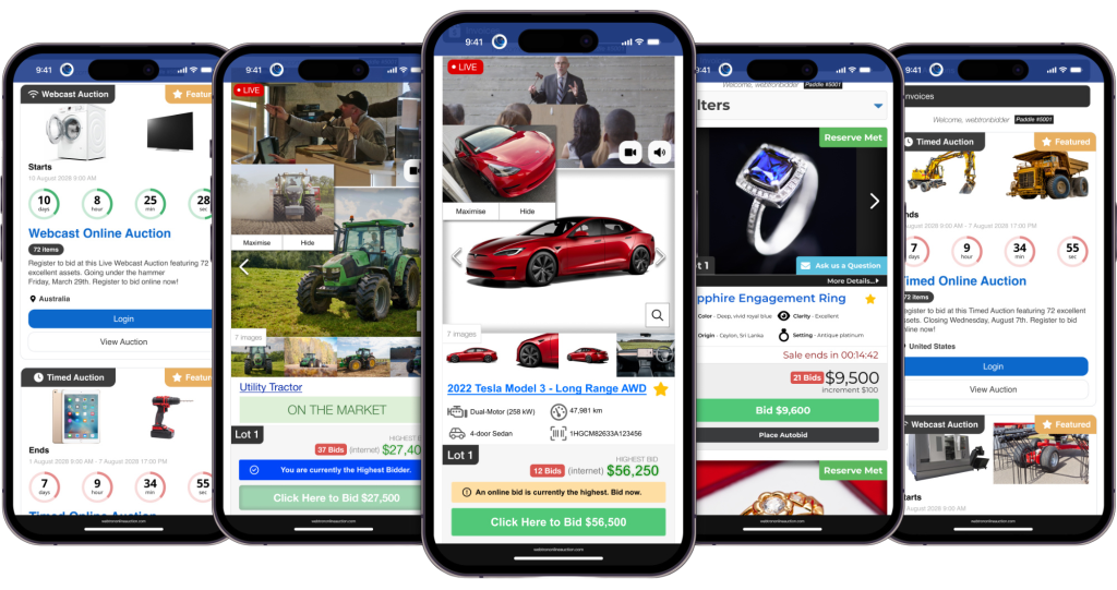 Philanthropy auction software for auctioneers.