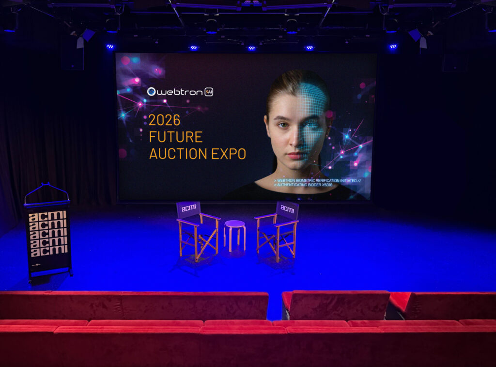 Webtron’s 2026 Future Auction Expo at ACMI theatre in Federation Square, April 23rd.